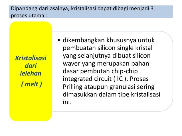 Kristalisasi 1 Operasi Teknik Kimia