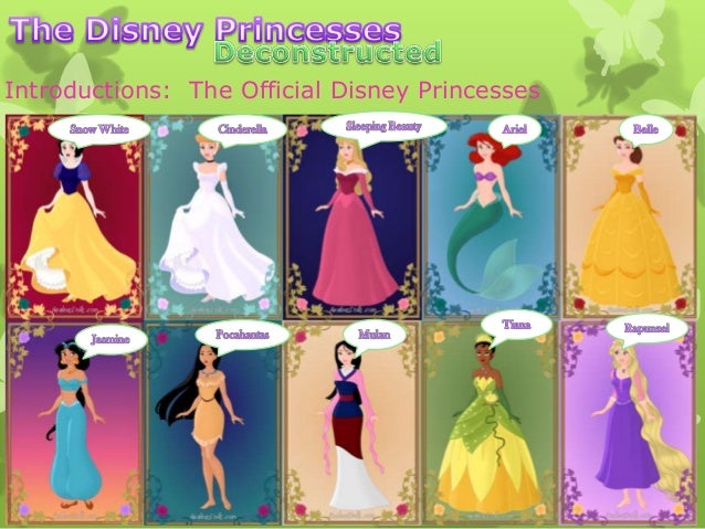 Disney Princesses Deconstructed
