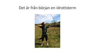 Det är från början en idrottsterm
 