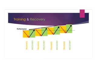 RECOVERY

TRAINING

RECOVERY

TRAINING

RECOVERY

TRAINING

RECOVERY

TRAINING

Training & Recovery
Performance	
 

 