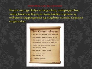 Kristyanismo at judaism | PPT