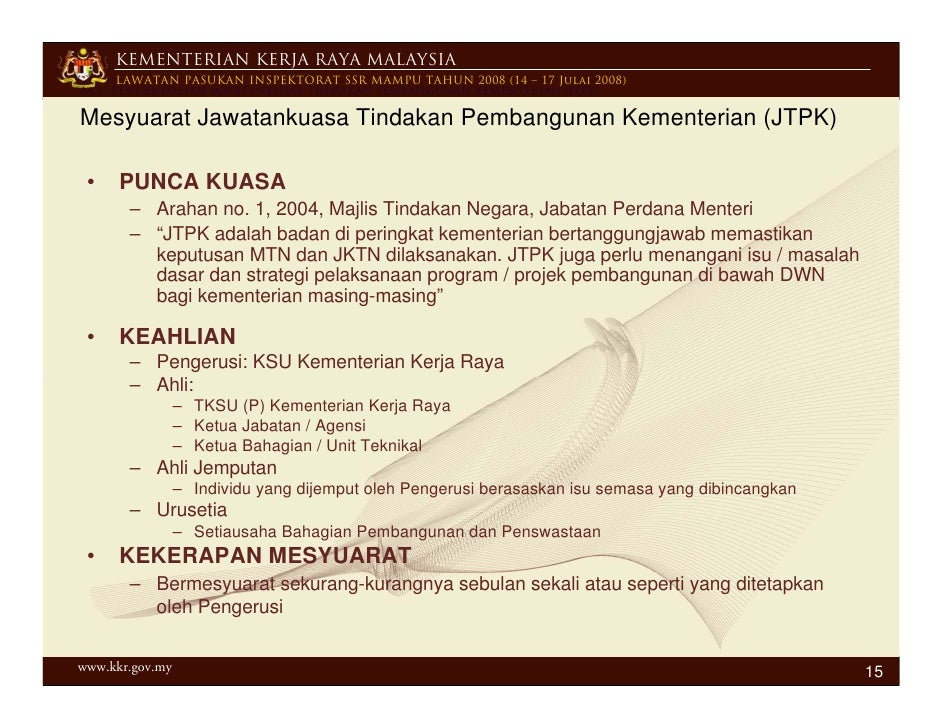 Kriteria A4 Pengurusan Projek Pembangunan