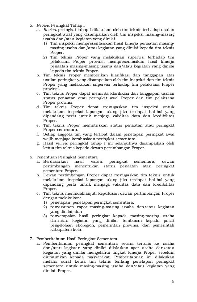 surat sanggahan tembusan dan mekanisme Kriteria 06 2013) proper (permen surat sanggahan tembusan dan mekanisme Kriteria 06 2013) proper (permen