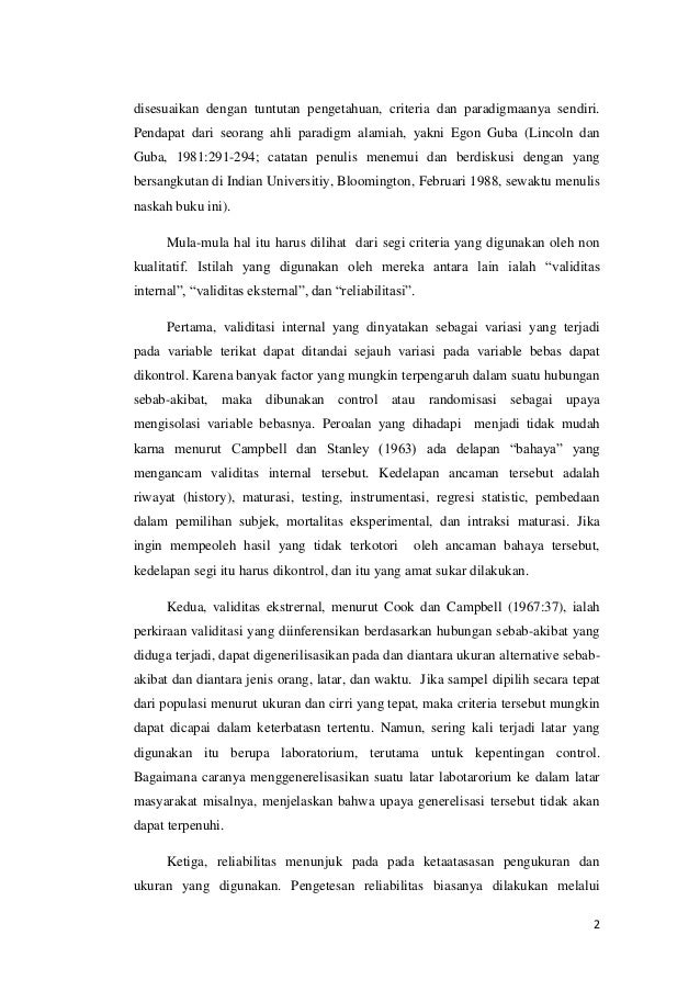 Kriteria Dan Teknik Pemeriksaan Keabsahan Data