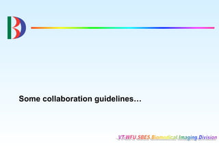 Some collaboration guidelines…
 
