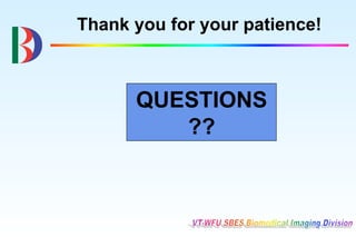 Thank you for your patience!



      QUESTIONS
         ??
 