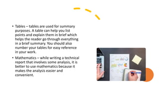 Technical report writing and research paper writing. | PPTX