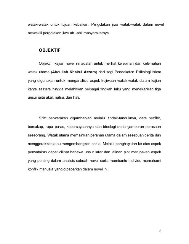 TEORI PSIKOLOGI ISLAM DALAM NOVEL KETIKA CINTA BERTASBIH