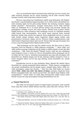 Kritik atas pandangan syiah dalam nikah mut'ah | PDF