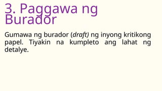 Burador Example Pagsulat ng Isang Pagsusuri o Kritikong Papel.pptx