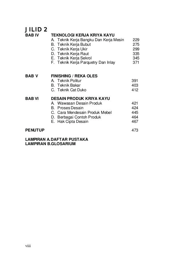 Kriya kayu  jilid 1 smk x