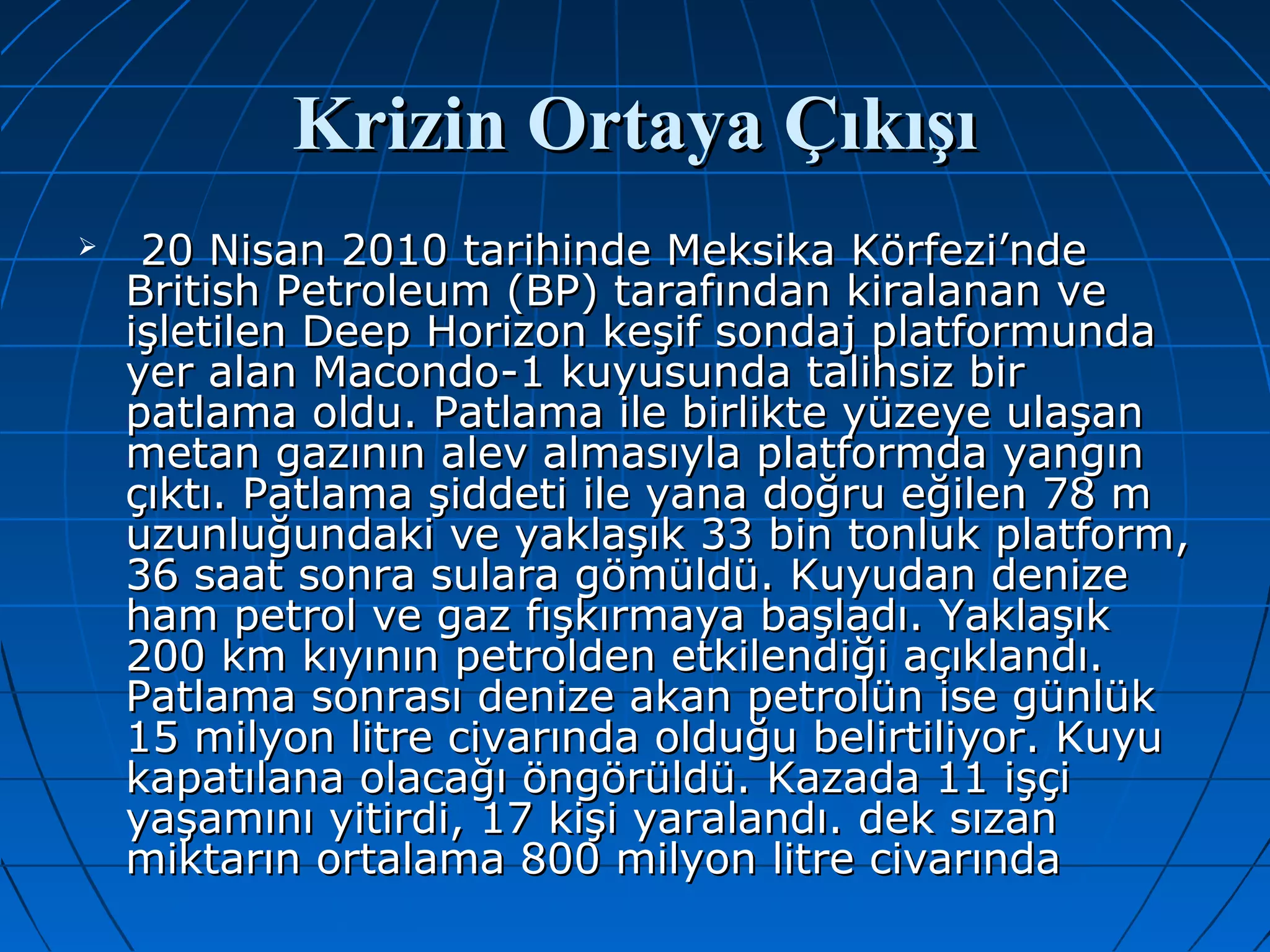 Kriz analizi sunumu | PPT | Free Download