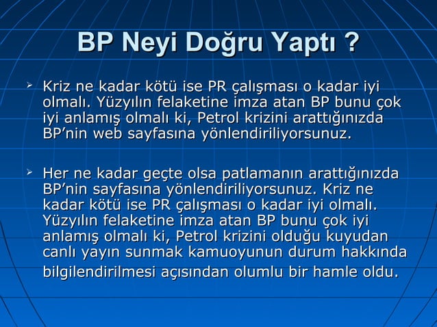 Kriz analizi sunumu | PPT | Free Download