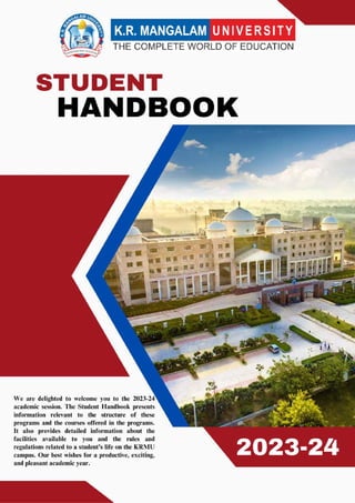 K R Mangalam University - Student Handbook-2023-24.pdf
