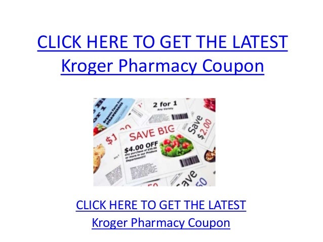 Kroger Pharmacy Coupon Printable
