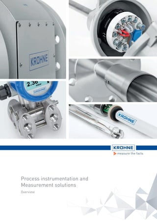Process instrumentation and
Measurement solutions
Overview
 
