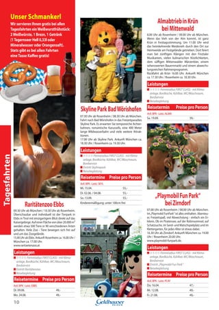 Sommerfahrplan 2009 Kroiss-Busreisen