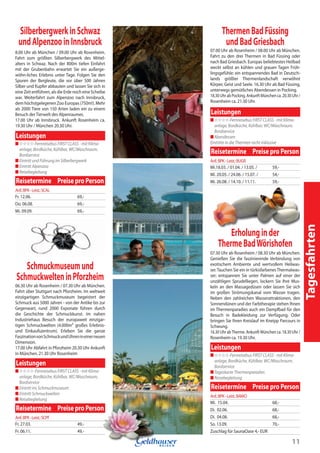 Sommerfahrplan 2009 Kroiss-Busreisen