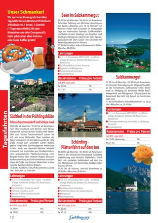 Sommerfahrplan 2009 Kroiss-Busreisen