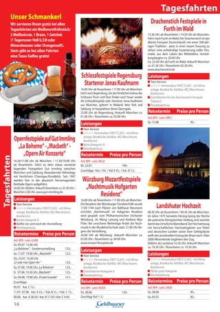 Sommerfahrplan 2009 Kroiss-Busreisen