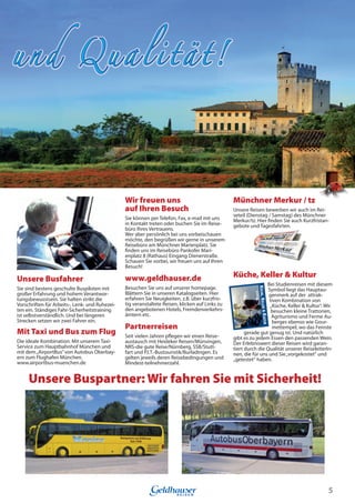 Sommerfahrplan 2009 Kroiss-Busreisen