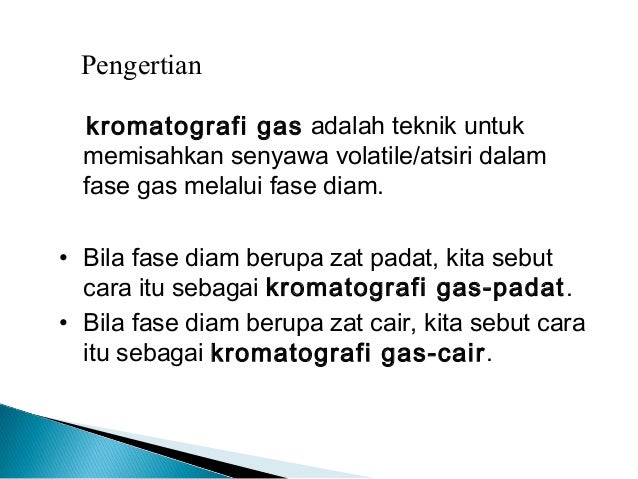 Kromatografi Gas