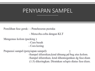 PENYIAPAN SAMPEL
 