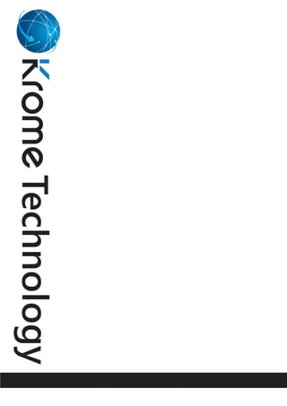 Copyright© Krome Technology LLP. 4
Oracle E-Business Suite Services
• R12 Data Migration and Conversions
• Customizations and Extensions
• Third Party Integration
• E-Business Suite Reporting
• Custom Application Development
• Process Improvement
• Technical Components Impact Analysis
 