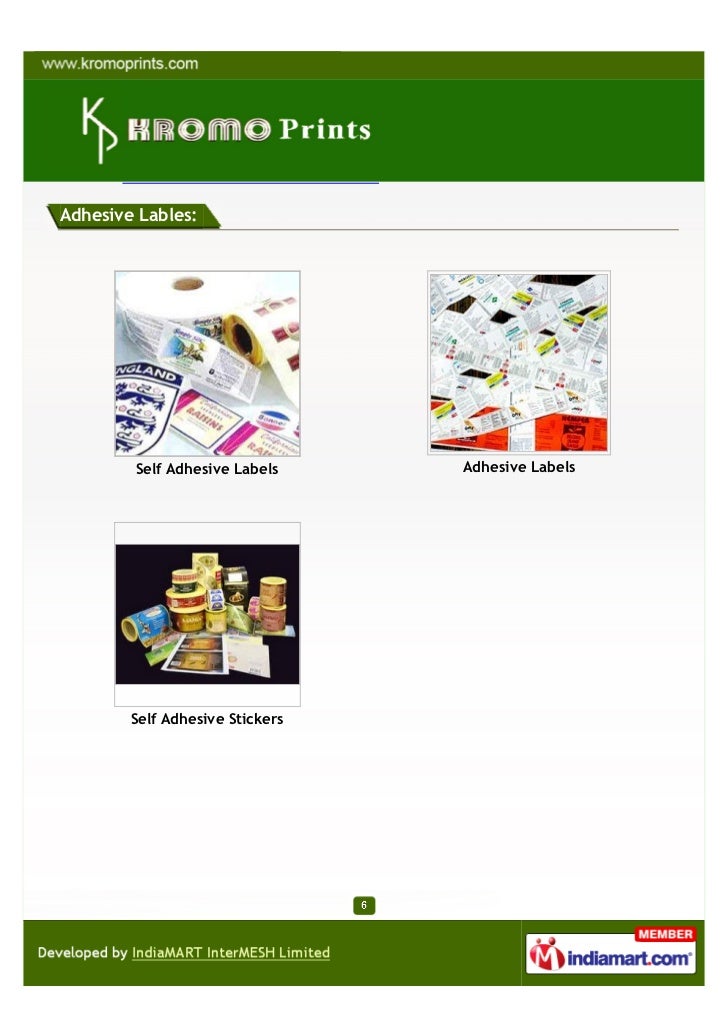 Self adhesive labels manufacturers in mumbai