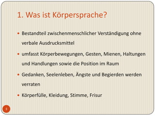 Körpersprache | PPT