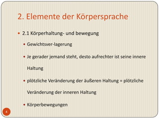 Körpersprache | PPT