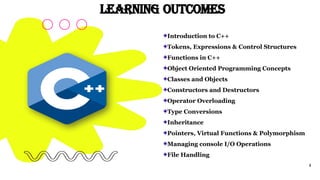 KRR- Introduction to Object oriented programming concepts using c++ | PPTX
