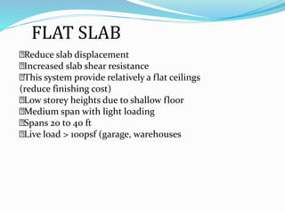 Reducing Slab design requirement of cocrete slab | PPTX