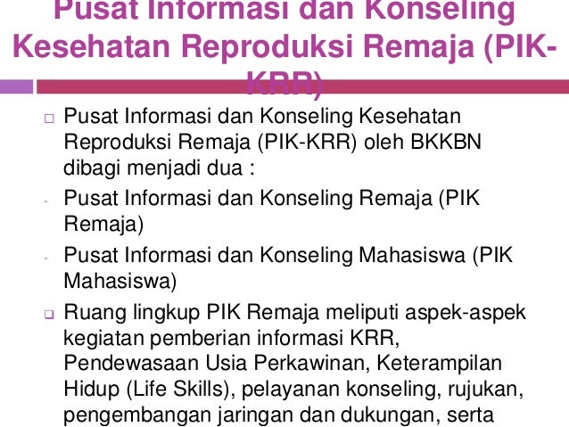 Kesehatan Reproduksi Remaja