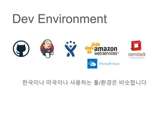 Dev Environment
???? ???? ???? ?/??? ?????
 