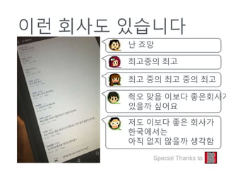 ?? ??? ????
? ??
Special Thanks to
???? ??
?? ?? ?? ?? ??
?? ?? ??? ?????
??? ???
?? ??? ?? ???
?????
?? ?? ??? ???
 