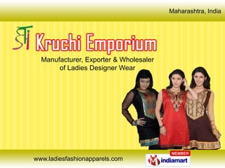 Maharashtra, India Manufacturer, Exporter & Wholesaler  of Ladies Designer Wear 
