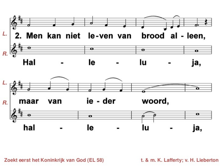 Lied ons niet in verzoeking