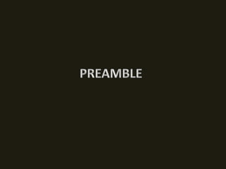 PREAMBLE 