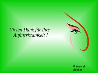 Vielen Dank für ihre Aufmerksamkeit ! © Marcel Schöne 