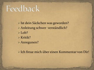 Die Sicherheitsnadel mit dem Band durch den Tunnel fädeln