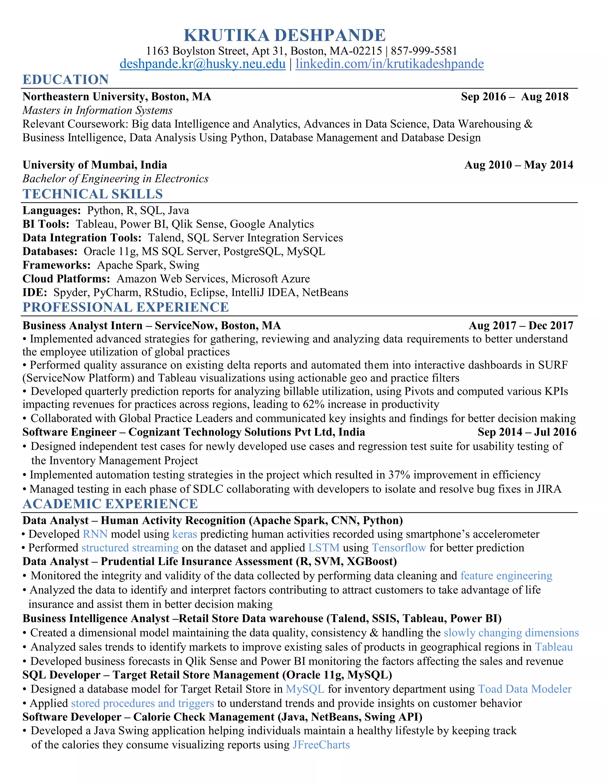 Resume_Tabluau_R_Python_ML | PDF