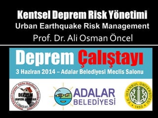 Prof. Dr. Ali Osman Öncel
 
