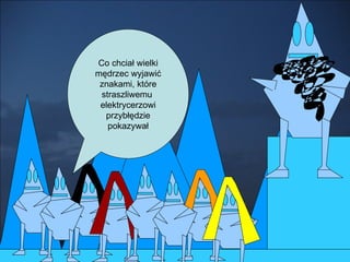 Co chciał wielki mędrzec wyjawić znakami, które straszliwemu  elektrycerzowi przybłędzie pokazywał 