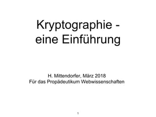 Kryptographie | PPT