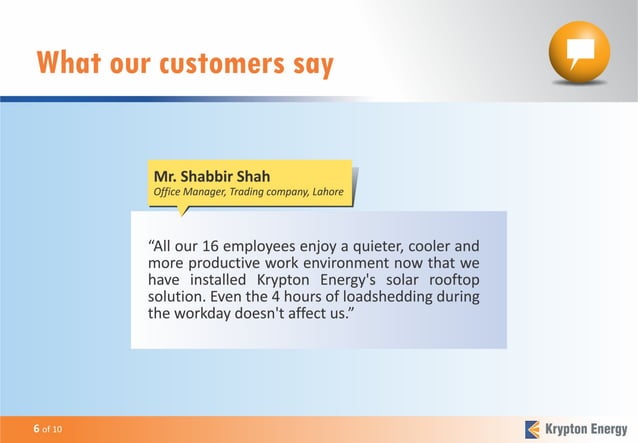 A rooftop solar PV system for your home - Krypton Energy | PPT