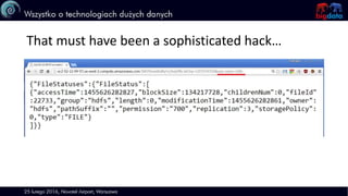 That must have been a sophisticated hack…
 