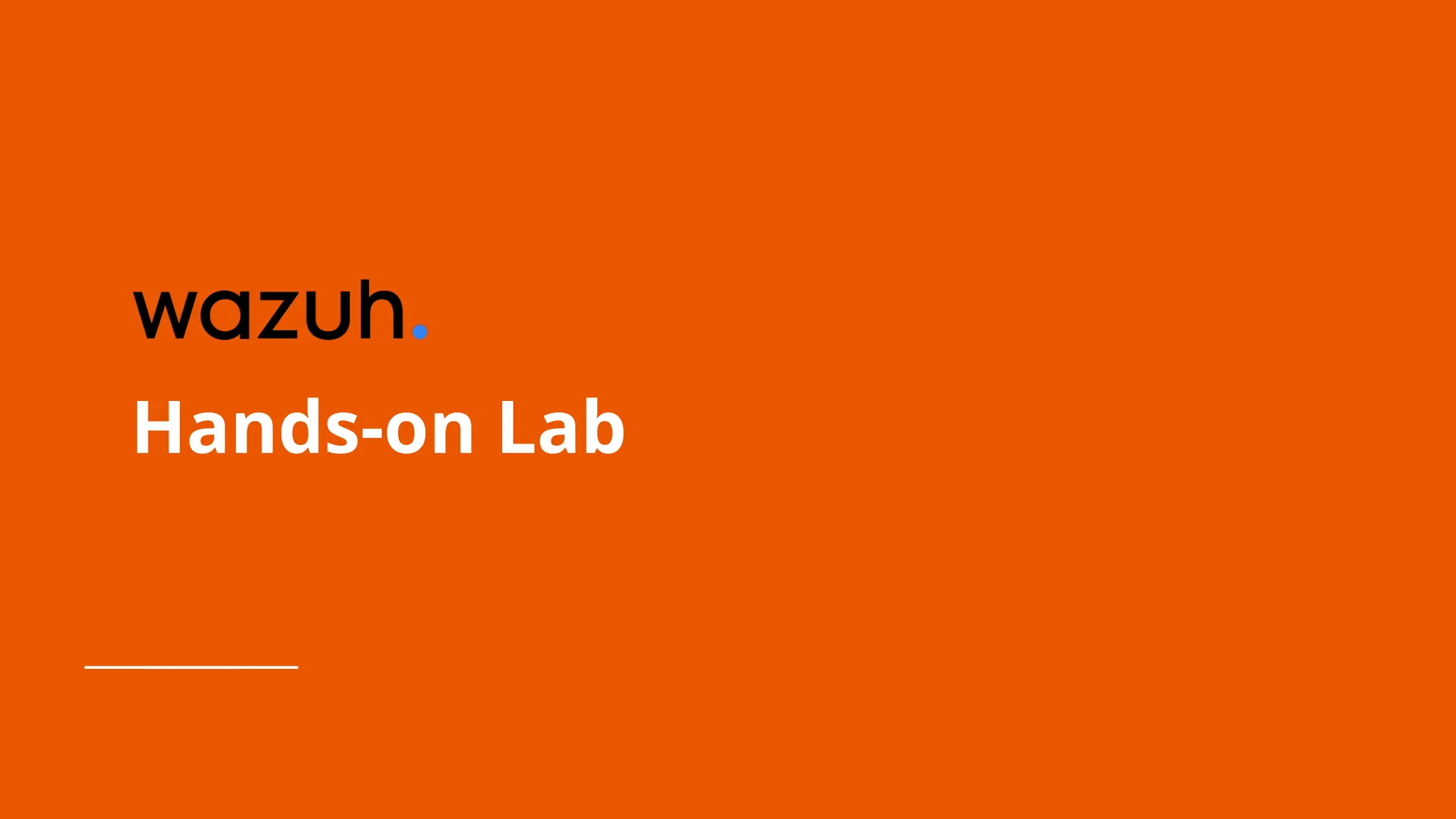 Hands-on Lab
 