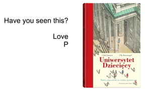 Have you seen this?
Love
P

 