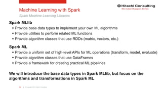 Machine learning with Spark | PPTX